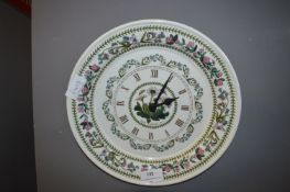 Portmeirion Botanic Garden Wall Clock