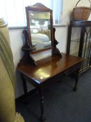 Small Victorian Walnut Dressing Table