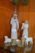 Five Willow Tree Nativity Scenes