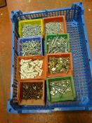 *Eight Boxes of Assorted Woodscrews