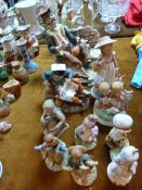 Selection of Pottery Figurines