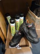 Four Cans of Temporary Spot Marking Paint and a Pa