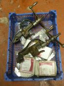 *Box Containing Two Banding Clamps and Assorted St
