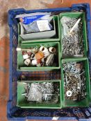 *Box Containing Assorted Screws, Fixings, etc.