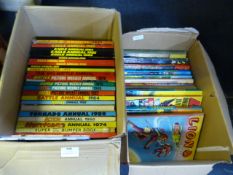 Two Boxes Containing a Large Quantity of Boys Annu