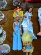 Vintage Barbie & Ken Doll Plus Troll