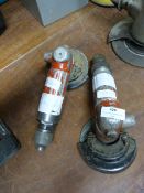 *Pair of Pneumatic Disc Sanders