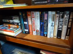 Selection of Hardback Autobiography Mostly Footbal