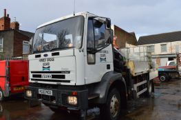 *Iveco Cargo Tector 4x4 10 Tonne Dropside Lorry With Atlas Crane, Reg:FC03 VGX