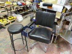 *Office Swivel Chair and a Stool