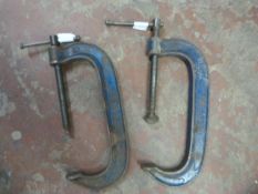 *Two Record No.10 Clamps