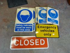 *Quantity of Advisory and Warning Signs