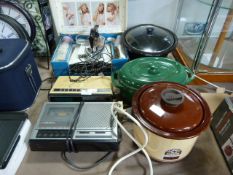 Slow Cooker, Roasting Dishes, Ronson Hair Dryer, P