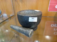 Granite Mortar & Pestle