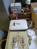 Denby Roasting Dish, Microscope, etc.