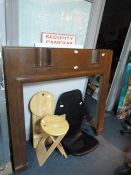 1930's Walnut Fire Surround