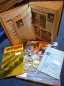 Vintage Cycling Booklets and a Hardback Book 