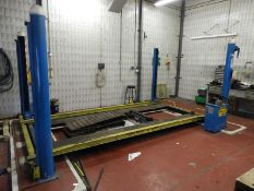 *Bradbury Four Post Lift with Wheel Free & Jacking Beam