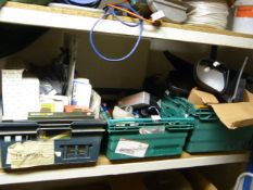 Three Boxes Containing Various Automotive Parts an