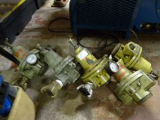 *Five Air Pressure Regulators