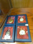 Four Metal Cased Pocket Watches