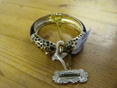 Harley Davidson Necklace and Leopard Bangle