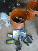 Plastic Tub Containing Navigational Equipment, CD