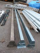 *Three Engineering Laboratory Equipment Metal Rail