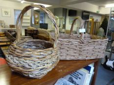 Two Cane Baskets