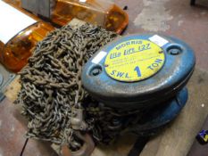 *Morris Litalift 127SWL 1 Tonne Block and Tackle