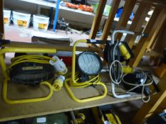 *Four Halogen 110V Work Lamps