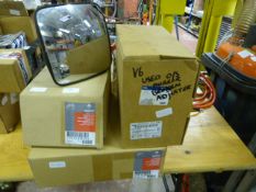 *Three Boxes of Renault Mirrors