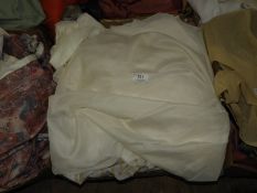 Box Containing Various Curtain and Fabric Samples
