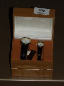 Two Pairs of Ladies & Gents Wristwatches in Gift B