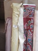 Five Rolls of Curtain Fabric Remnants (As Per Photograph)