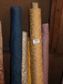 Five Rolls of Curtain Fabric Remnants (As Per Photograph)