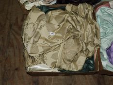 Box Containing Various Curtain and Fabric Samples