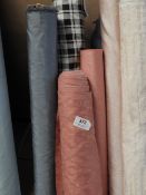 Five Rolls of Curtain Fabric Remnants (As Per Photograph)