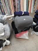 Nine Rolls of Tubular Jersey Fabric (Assorted Colo