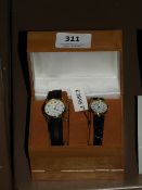 Two Pairs of Ladies & Gents Wristwatches in Gift B