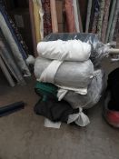 Nine Rolls of Tubular Jersey Fabric (Assorted Colo