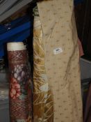 Five Rolls of Curtain Fabric Remnants (As Per Photograph)