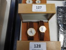 Two Pairs of Ladies & Gents Matching Wristwatches