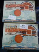 *Two Bath Slam Dunk Mini Basketball Sets