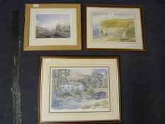 Two Limited Edition Prints and a Watercolour