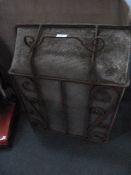 Wrought Metal & Mesh Fire Spark Guard