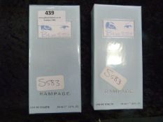 *Rampage Blue Eyes Eau De Toilette 2x30ml