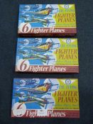 *Three House of Marbles Fighter Plane Model Kits