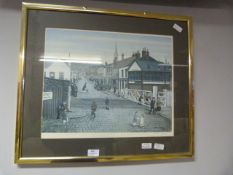 Signed Tom Dodson Print - The Level Crossing