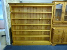 Large Pine Six Height Bookshelf